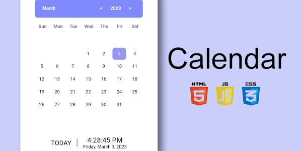 Create a Calendar using Html, Css and JavaScript
