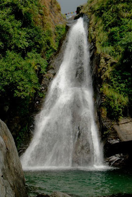 POSTED BY RIPPLE (VJ) on PHOTO JOURNEY : Waterfall near Bhagsu Temple @ Mcleodganj, Dharmshala, Himachal Pradesh: Bhagsu Nag temple is in Bhagsu Village about a km from McCleodganj. The temple is dedicated to Lord Shiva and has great historical significance. About seven streams, like miniature waterfalls flow here and these are considered holy with cleansing properties by devotees. A freshwater spring also flows through the temple and bathing in its waters is considered a spiritual experience in itself. The village of Bhagsu is originally a tribal Gaddi village, but now many Israelis have made it their home offering services and working to support themselves. In fact many of the signs are written in Hebrew and Hebrew is spoken in the streets, making the village a strange combination of Indians and Israelis. The village is a good start-out place for hikes and treks.: Hills, Himachal, Colorful, Dharmshala, Upper Dharmshala, Waterfall, bhagsunag, Triund, Himachal Pradesh: Bhagsunag Waterfall @ Upper Dharmshala(Mcleodganj), Himachal Pradesh