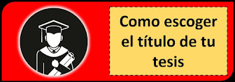 Consejos para escoger el título de tu tesis