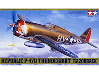 Tamiya 1/48 P-47D Republic Thunderbolt "Razorback" (61086) Color Guide & Paint Conversion Chart