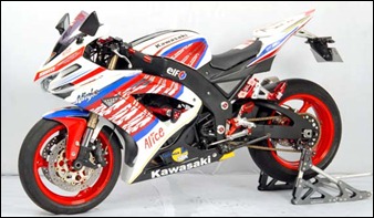 Kawasaki Ninja 250R instead of the body White