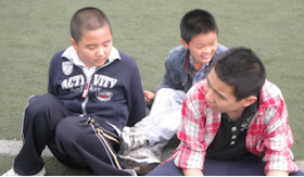 Chinese babies in autism centre