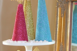 How to Make Glitter Christmas Tree Decorations 2013 Ideas from HGTV