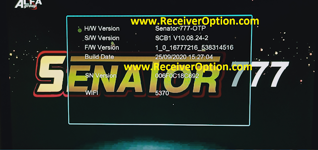 SENATOR 777 1506T NEW SOFTWARE WITH ECAST & DIRECT BISS KEY OPTION