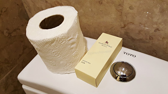 bathroom amenities at Marco Polo Davao