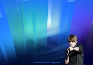 Wallpaper of Justin Bieber in Concert at Crystal Landscape wallpaper for the fans