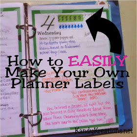 Decorate your planner with your own DIY planner labels for any need or occasion.  You can save money and have the planner of your dreams with just a few easy steps! 