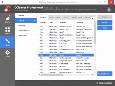 Full CCleaner Professional 2017