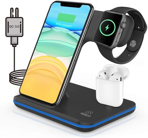 VESSTT Wireless Charger 3 in 1 Charging Station