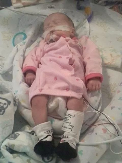 Sleepy little girl