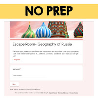 Russia Digital Escape Room RUSSIAN Geography Vocabulary Activity  Mapping Russia Activity Physical Geography of Russia Activity Key Facts About Russia Activity Timeline of Russian History Activity