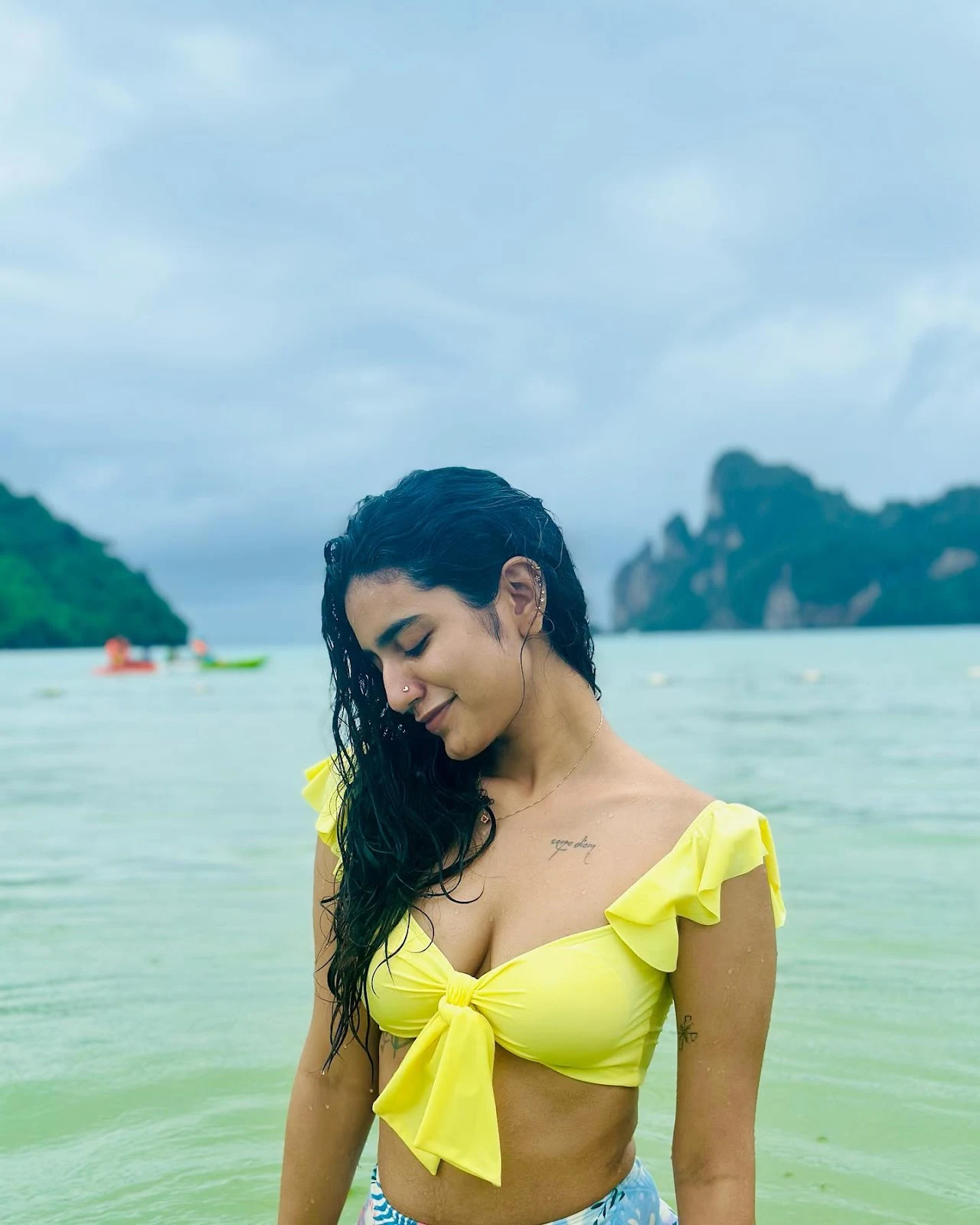 Priya Prakash Varrier bikini sexy body cleavage