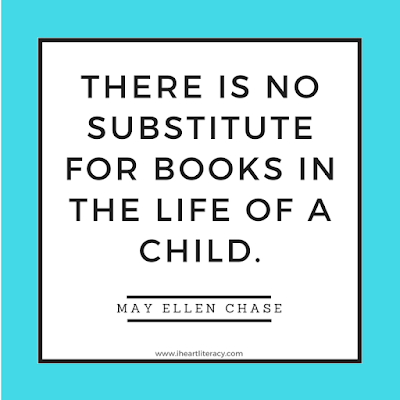 There is no substitute for books in the life of a child.