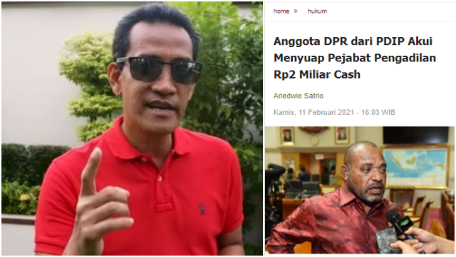 Suap 2 M PDIP Dianggap Biasa, Refly: Kalau Terjadi pada 'Musuh', Waduh Rame-rame Digebukin