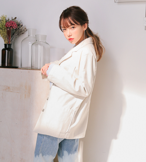 Three Pocket Basic Single Jacket