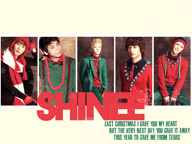 Shinee Christmas wallpaper 