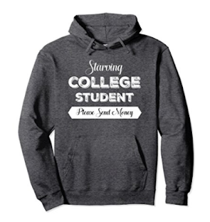 starving college student hoodie