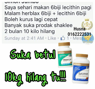 Testimoni herblax shaklee