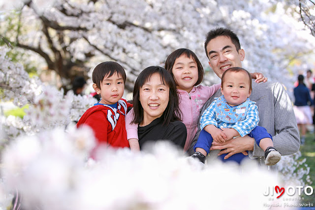 京都で家族写真ロケーション撮影