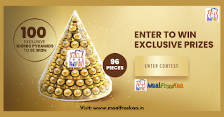 This Diwali Ferrero Rocher Chocolate Free Giveaway Diwali Gift hampers For 100 lucky Users.