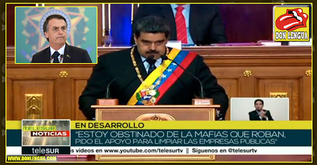 Maduro acusó a Bolsonaro de ser un Hitler de los tiempos modernos