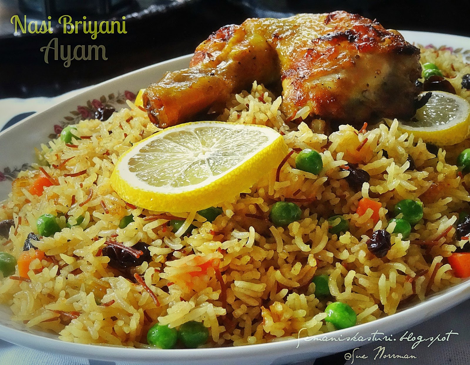 NASI BRIYANI AYAM SIMPLE ~ Swesia's Journey