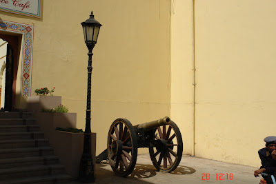 Canon located inside the Jaipur City Palace