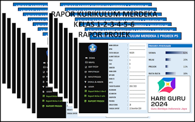 Download Cetak Rapor Kurikulum Merdeka Kelas 1-2-3-4-5-6 SD/MI