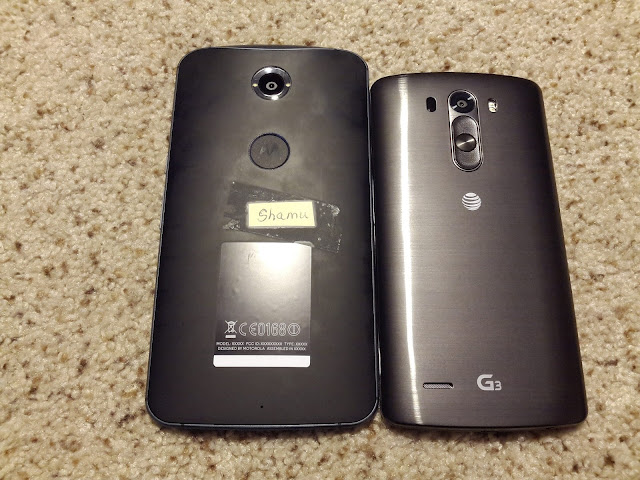 Motorola Shamu with LG G3
