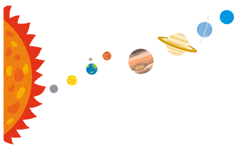 太陽系のイラスト かわいいフリー素材集 いらすとや 太陽系のイラスト かわいいフリー素材集 いらすとや