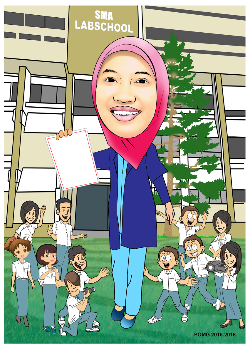PESAN KARIKATUR MURAH SMA Lab School Jakarta