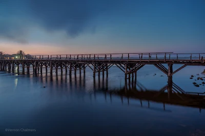 The Wooden Bridge  Woodbridge Island After Sunset (Canon EOS 6D)