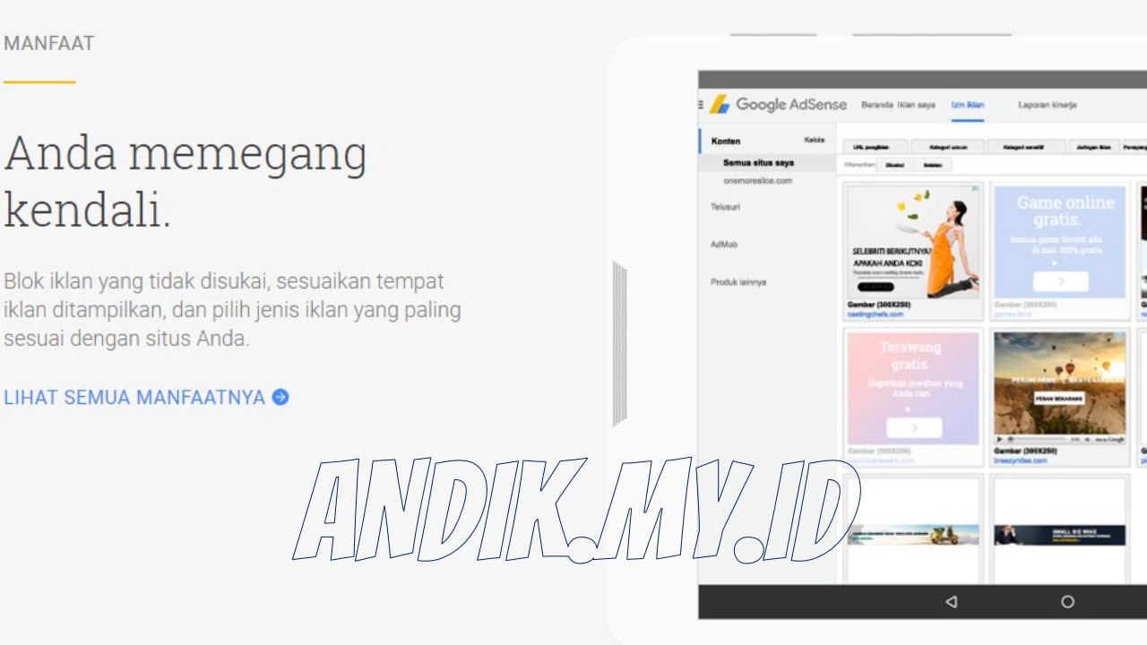 Cara Agar Blog Diterima Google Adsense Andik My Id