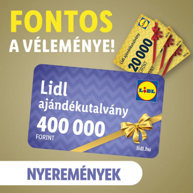 Lidl Nyereményjáték
