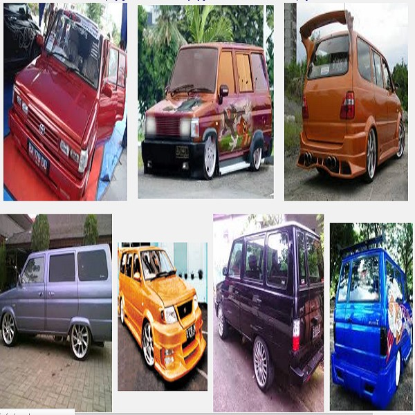 Modifikasi kijang super ceper terbaru pick up ban besar tahun 1989 1990