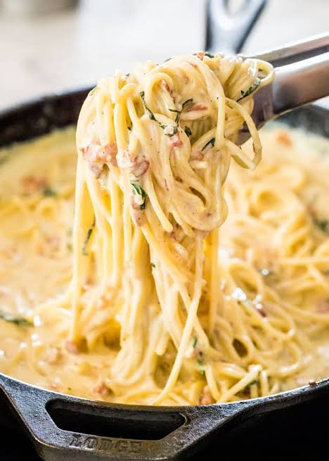 Pasta Carbonara Creamy