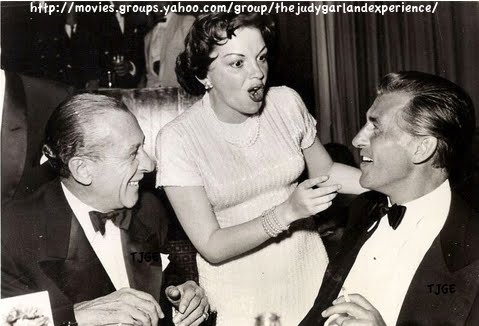 Judy Garland with Bert Allenberg and Stewart Granger