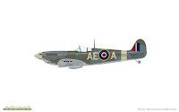 Eduard 1/48 Spitfire Mk. Vb late (82156) Colour Guide & Paint Conversion Chart