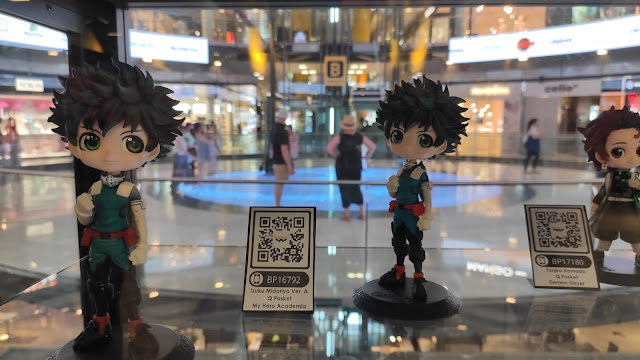 No os perdáis la exposición de figuras Banpresto en el C.C. Arenas (Barcelona).