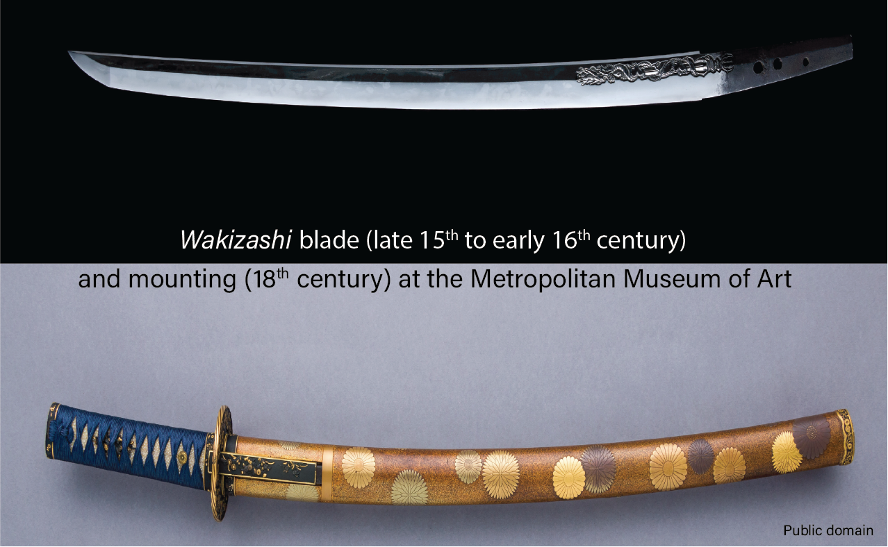 Japanese sword Wakizashi Blade and mounting