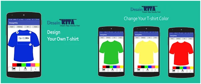 Aplikasi Desain Baju di Android