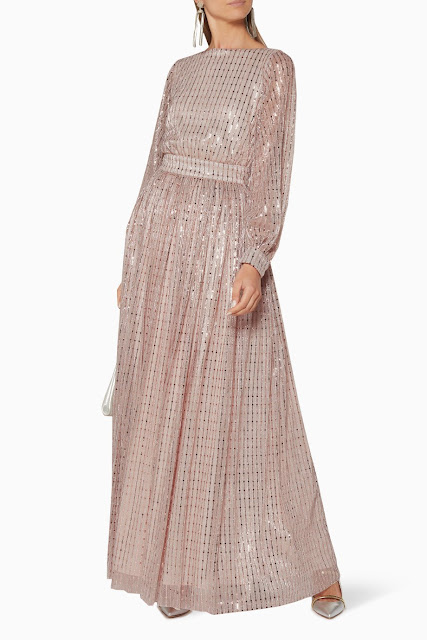 Light-Pink Embellished Gown 1950 AED 