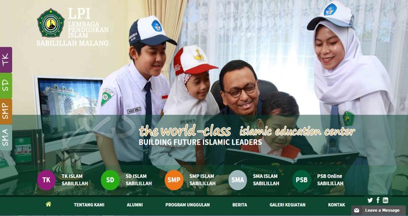 Design Terbaik Website Sekolah  Di Indonesia Tahun  2020 