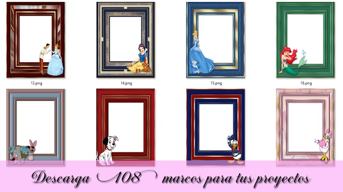 108 MARCOS INFANTILES PARA INCORPORAR EN PROYECTOS DE PERSONALIZACIÓN