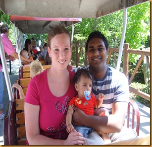 Family on Train