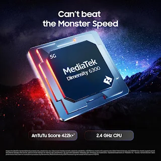 Samsung Galaxy M16 5G (Thunder Black, 6GB RAM, 128 GB Storage) | MediaTek Dimensity 6300 | AnTuTu Score 422K+ | Super Amoled Display | 25W Fast Charging | 6...