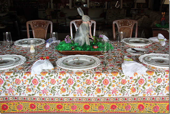 Easter Tablescape