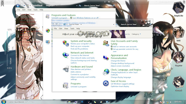 Theme Windows 7 & Windows 10 Albedo "Overlord"