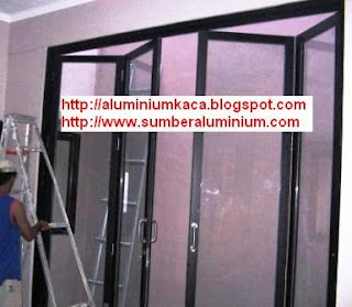  Pintu Lipat Aluminium Rawamangun Aluminium Kaca