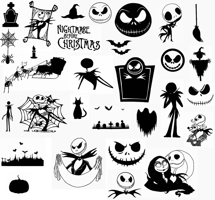 Download digitalfil: Nightmare Before Christmas svg,cut files ...